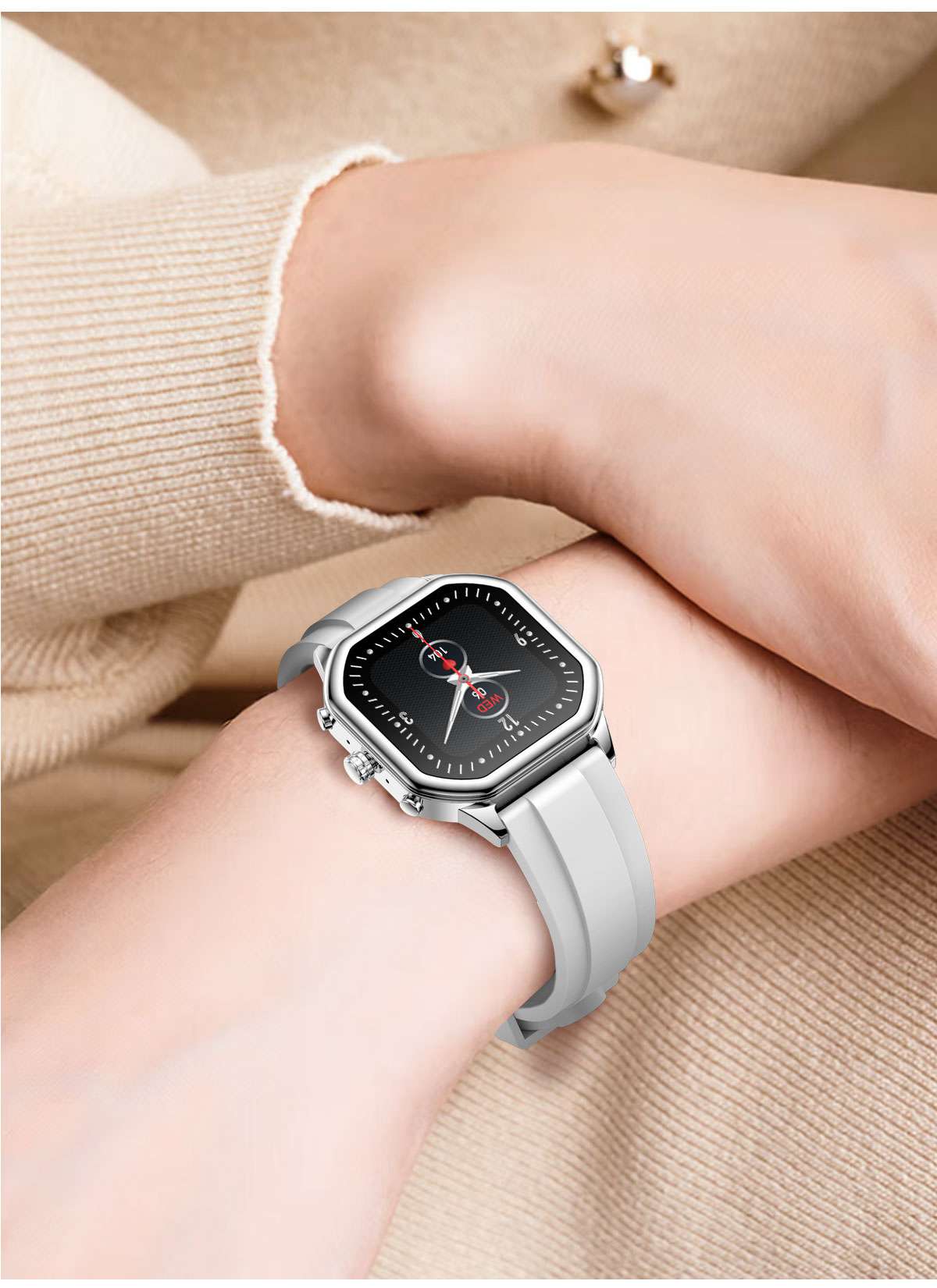 Smart Watch with Steel Strap