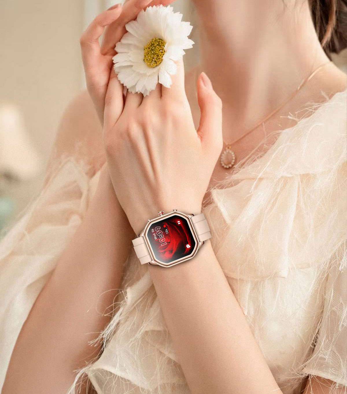 Small Block Style Women's Smartwatch