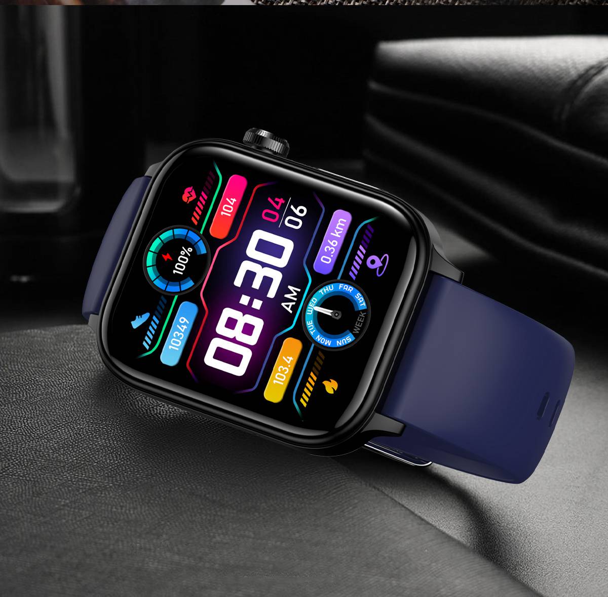 Men's Smart Watch Blue