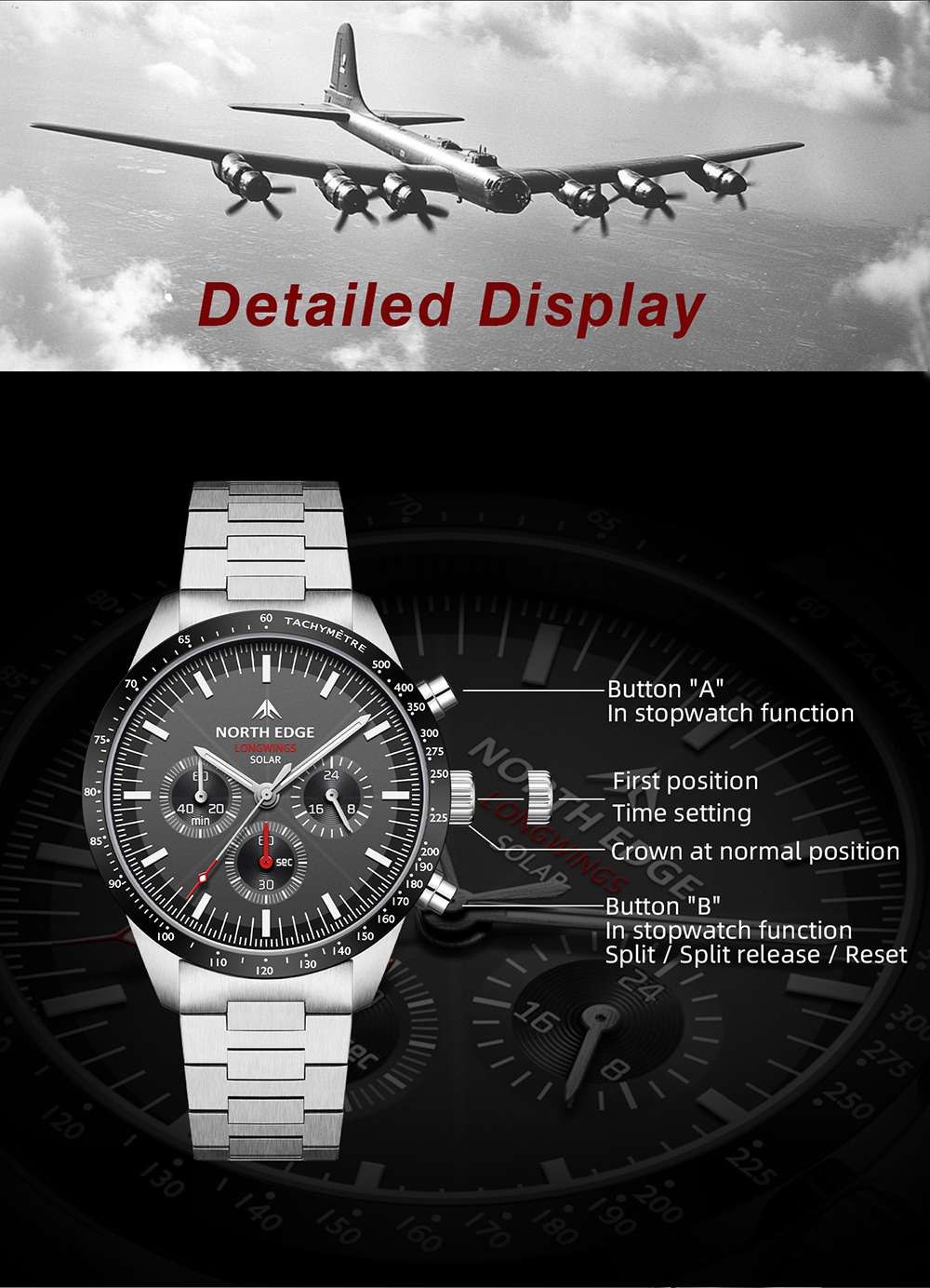 solar watch LONG WINGS